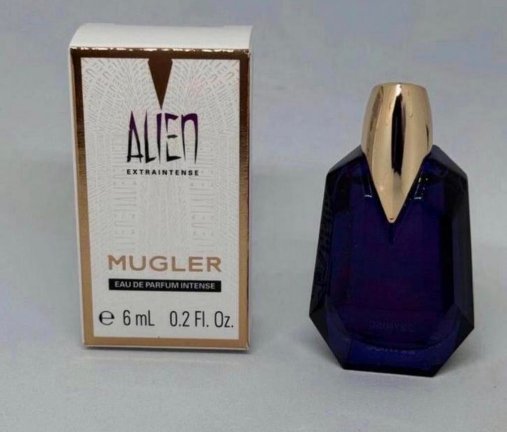 Parfum miniatuur Alien ExtraIntense Thierry Mugler 6 edp, Verzamelen, Parfumverzamelingen, Verzenden, Nieuw, Miniatuur, Gevuld