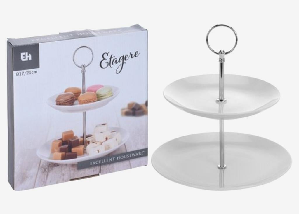 Etagère 2 laags, Ophalen of Verzenden, Nieuw