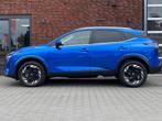 Nissan Qashqai 1.3 MHEV Xtronic Business Premium, Euro 6, 4 cilinders, Blauw, Leder en Stof