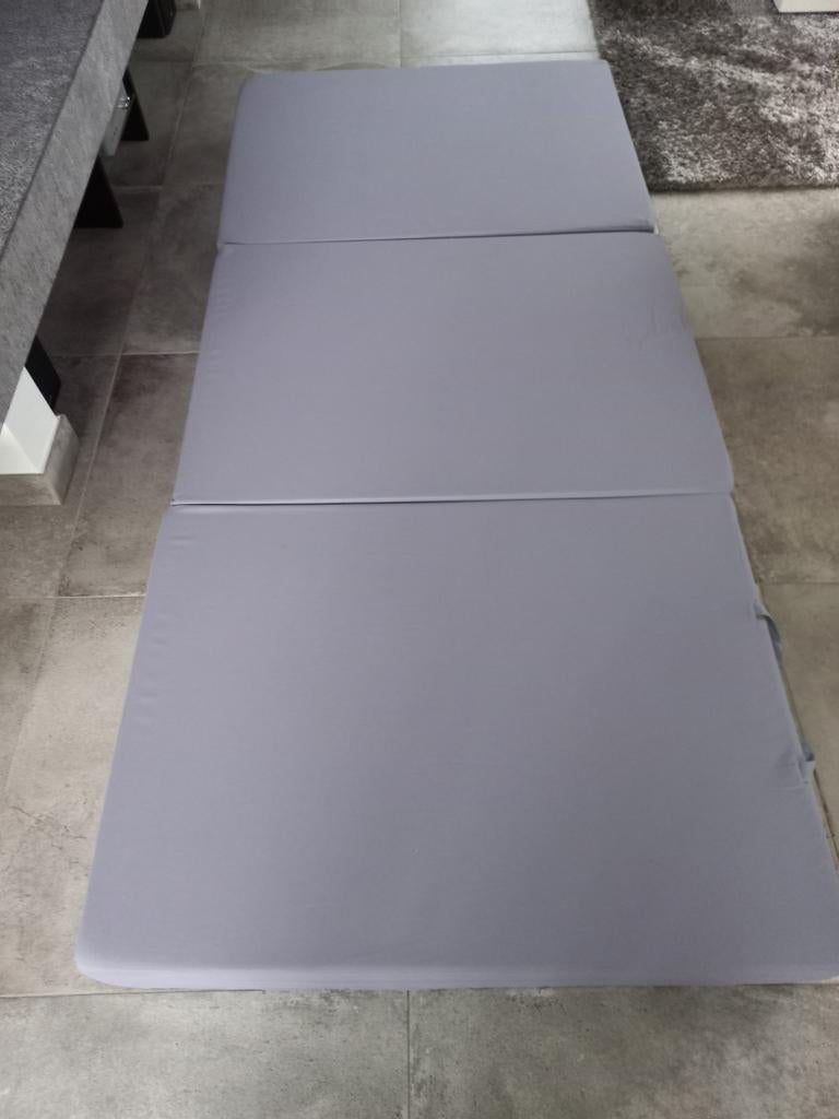 Opvouwbaar logeermatras extra dik met draagtas, Ophalen of Verzenden