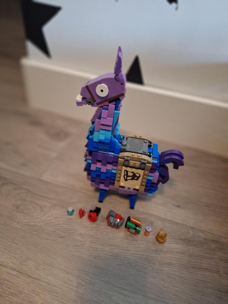 Fortnite Lama Lego Set, Ophalen of Verzenden, Zo goed als nieuw, Complete set, Lego