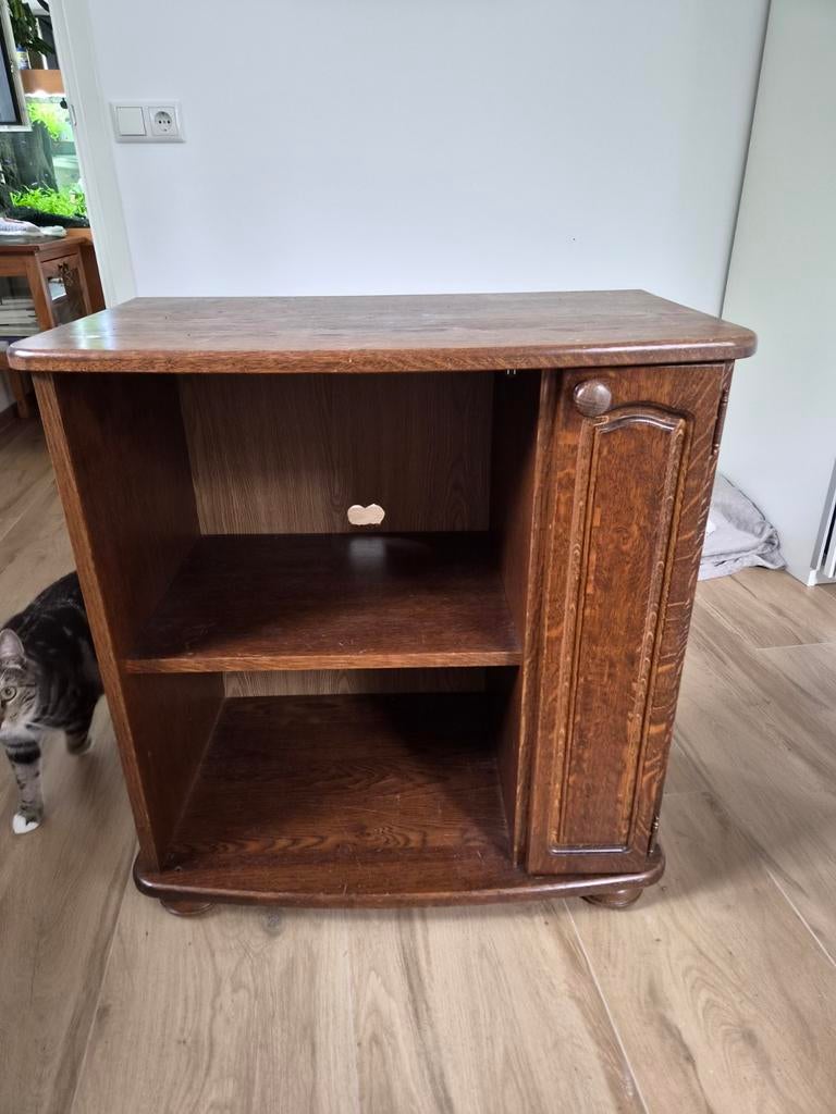 Eiken kastje gratis ophalen, Ophalen, Gebruikt, 50 tot 100 cm, Minder dan 100 cm