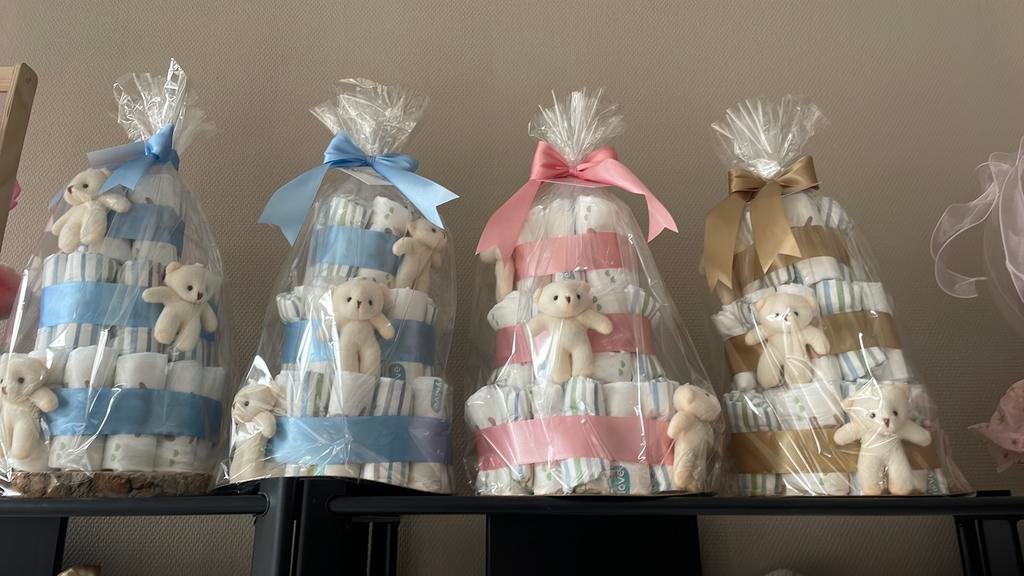 Luiertaart diverse kleuren, Ophalen of Verzenden, Zo goed als nieuw