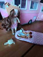 Nanana! Poppen (3) + caravan + accessoires, Ophalen of Verzenden, Zo goed als nieuw, Babypop
