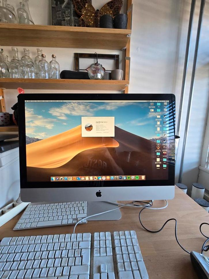 Goed werkende iMac 27 inch met 1TB HDD en 250GB SSD, Computers en Software, Apple Desktops, Gebruikt, iMac, HDD en SSD, 2 tot 3 Ghz