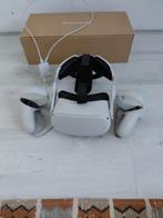 Meta Quest 2 256GB + elite headstrap, Ophalen of Verzenden, Gebruikt, VR-bril, Overige platformen