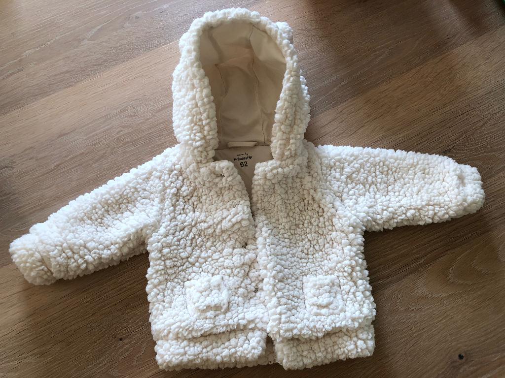 Baby jasje schapenvacht, Prénatal, maat 62, ZGAN!, Kinderen en Baby's, Babykleding | Maat 62, Jongetje of Meisje, Ophalen of Verzenden