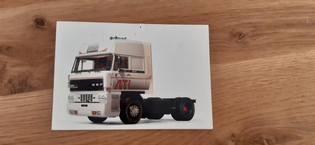 Daf Trucks  3600ATi reclame kaart, Ophalen of Verzenden, 1960 tot 1980, Ongelopen, Voertuig