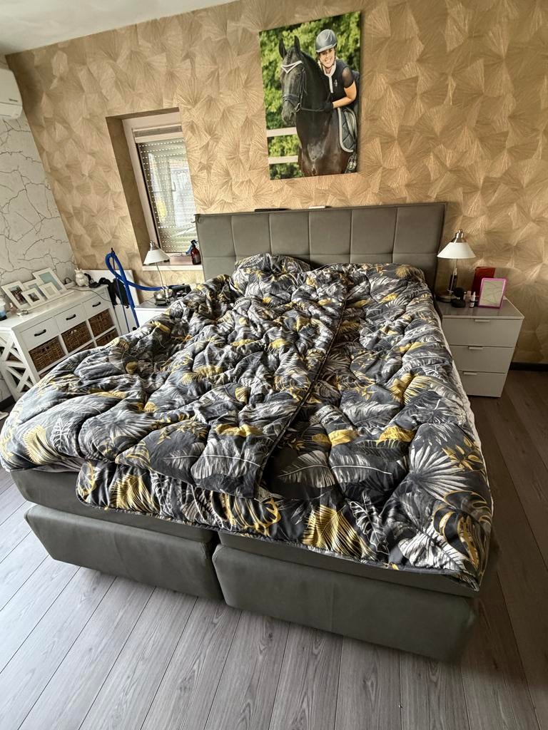 Luxe Swiss Sense Royal boxspring 160x200 cm, Ophalen, Tweepersoons, Zo goed als nieuw, 200 cm