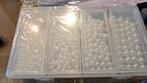 4 dozen gesorteerde glasparels in 4 maten., Ophalen of Verzenden, Nieuw, Kraal