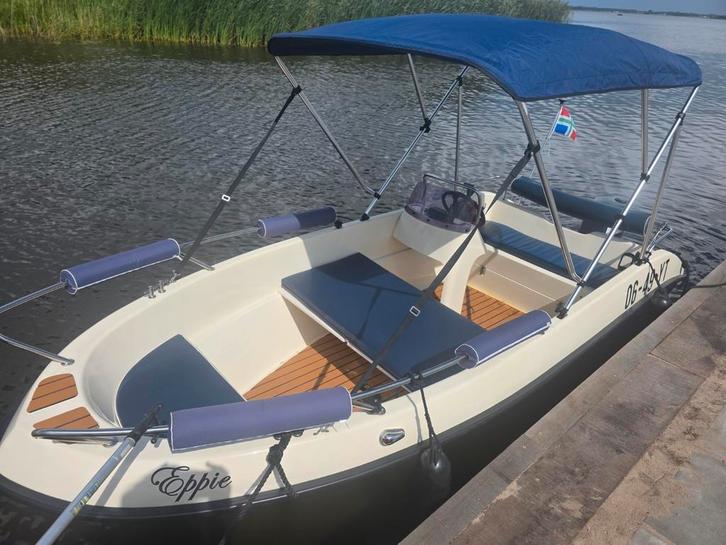 Consoleboot met Yamaha 30 pk & trailer, Watersport en Boten, Vis- en Consoleboten, Gebruikt, 10 tot 30 pk, 3 tot 6 meter, Benzine