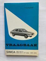 Vraagbaak Simca 1307 GLS, S  1308 GLS, S, GT sedan 1975-1978, Verzenden