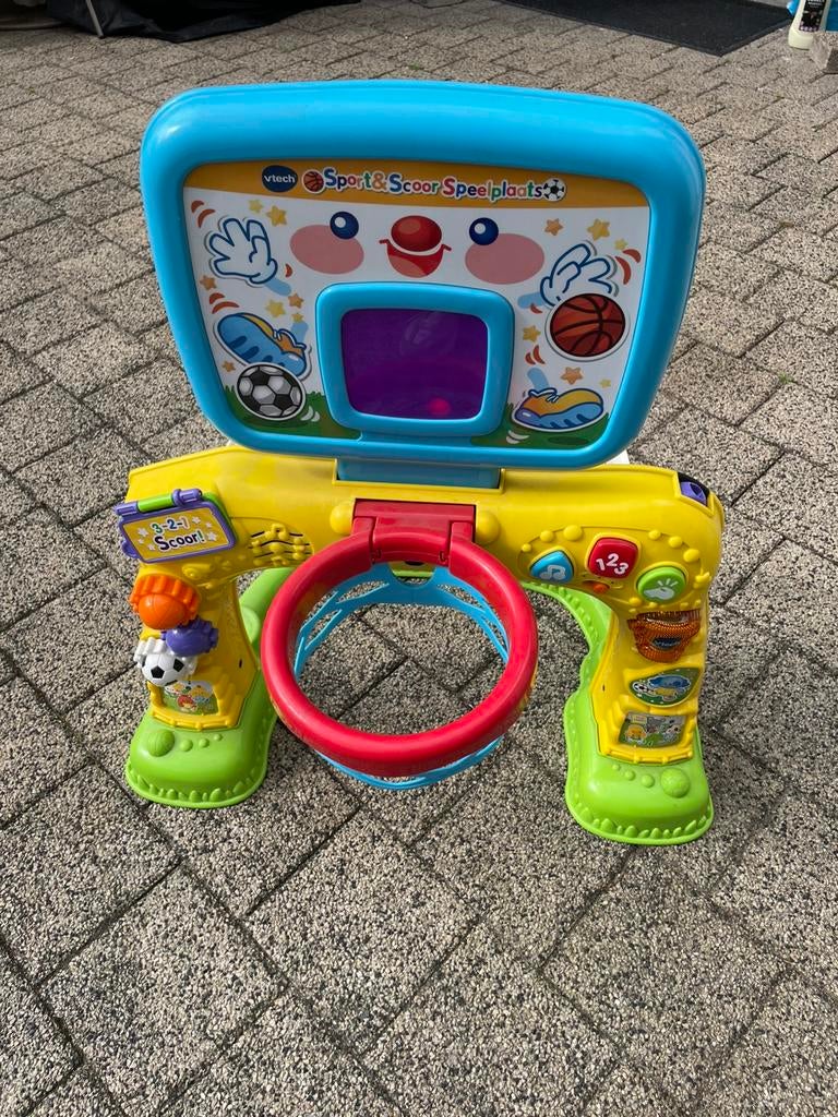 Sport en scoor speelplaats vtech zonder ballen, Kinderen en Baby's, Speelgoed | Vtech, Ophalen, Gebruikt, 6 maanden tot 2 jaar