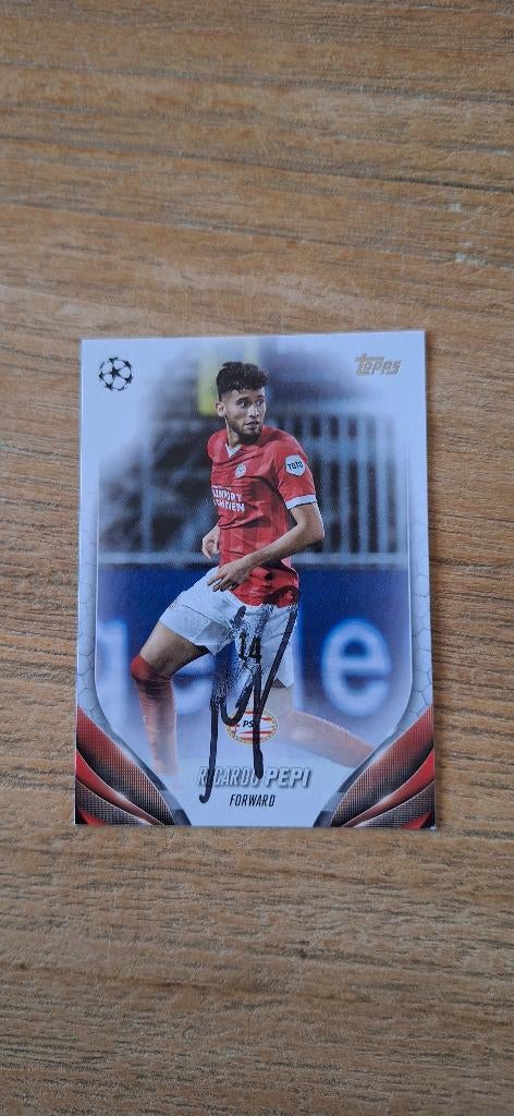 Topps trading card met handtekening; Ricardo Pepi # PSV, Ophalen of Verzenden, Nieuw, PSV, Spelerskaart