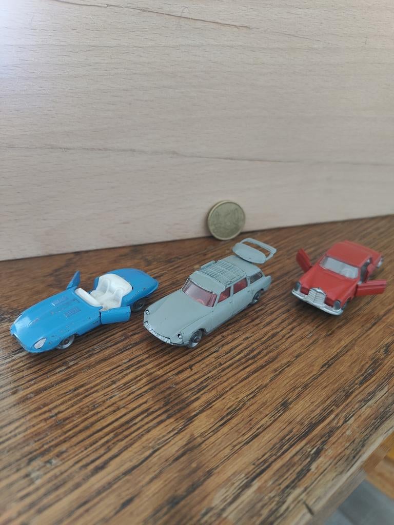 Drie Bestbox miniatuurauto's: Mercedes, Jaguar, Citroën, Ophalen of Verzenden