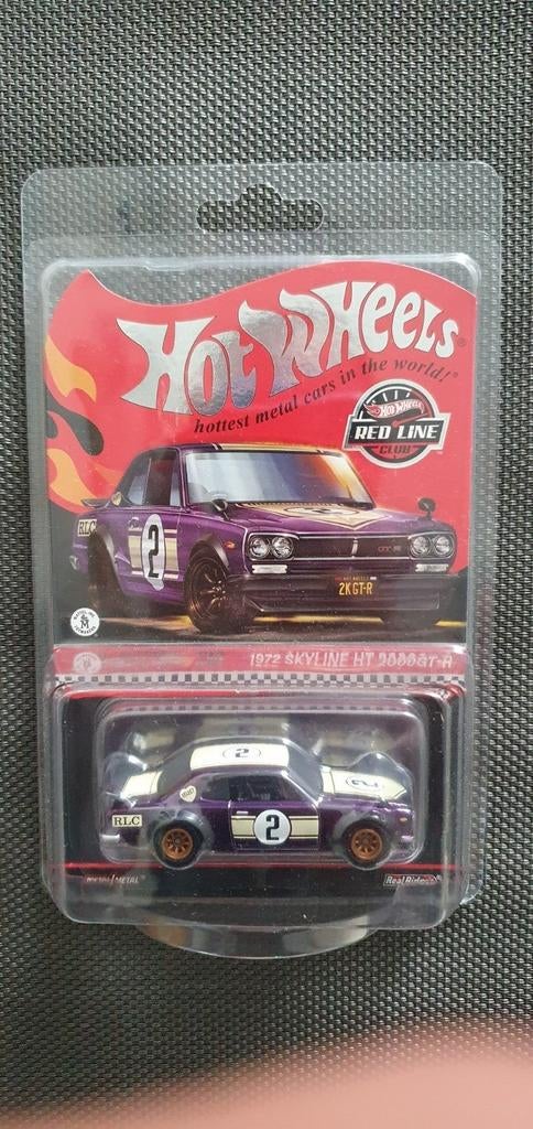 Hot Wheels RLC 1972 Skyline HT 2000GT-R (Paars), Ophalen of Verzenden, Nieuw, Auto