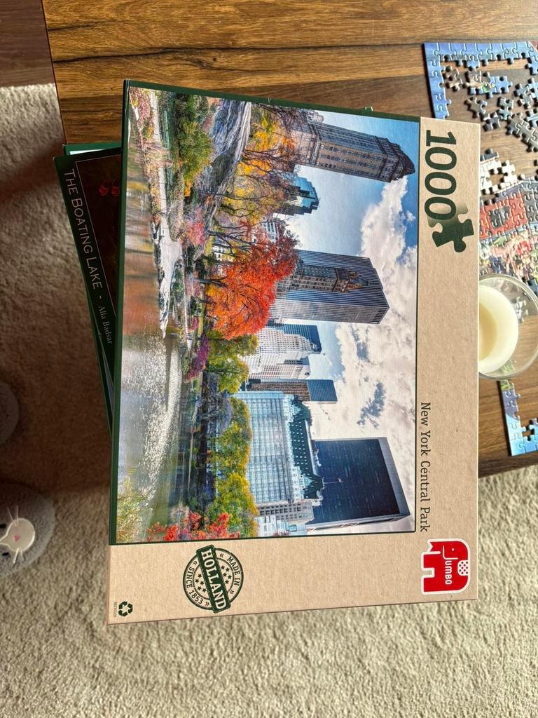 Jumbo puzzel new york 1000 stukjes, Ophalen of Verzenden, 500 t/m 1500 stukjes, Zo goed als nieuw