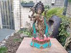 Krishna beeld van messing no H, Antiek en Kunst, Ophalen of Verzenden
