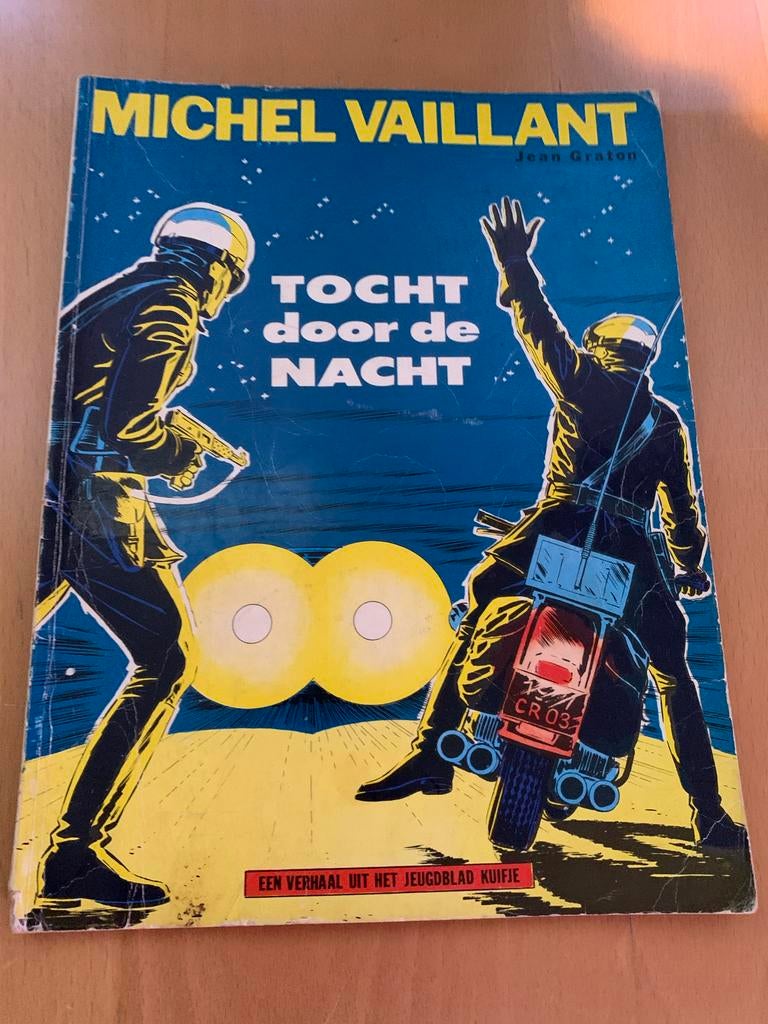 Michel Vaillant - Tocht door de Nacht (1962), Eén stripboek, Ophalen of Verzenden, Gelezen