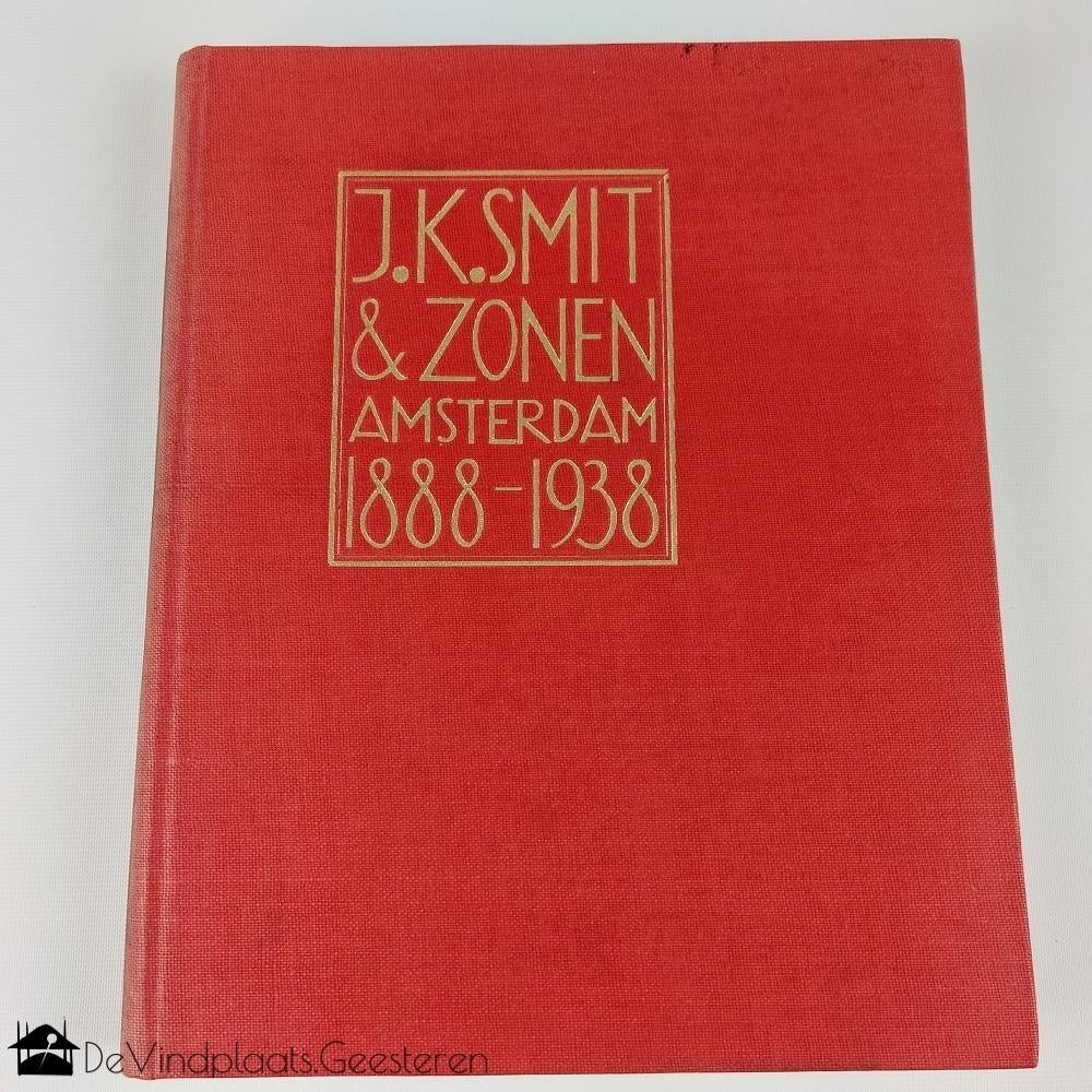 J.K. Smit & Zonen jubileumboek - prenten Albert Hahn jr., Ophalen of Verzenden, Zo goed als nieuw