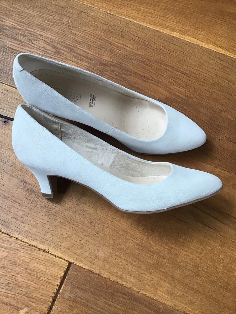 5th Avenue suède pumps - maat 37, Ophalen of Verzenden, Zo goed als nieuw, Grijs, Pumps