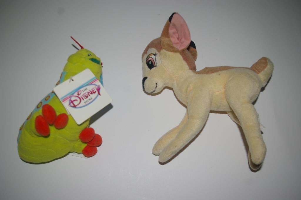 Vier Disney figuren / knuffels. Nieuw, Ophalen of Verzenden, Overige figuren, Beeldje of Figuurtje