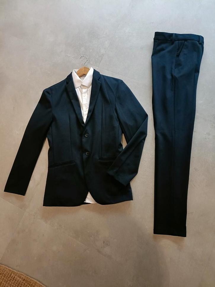 Kostuum, gala, pak, blazer, pantalon, Kleding | Heren, Kostuums en Colberts, Zo goed als nieuw, Maat 46 (S) of kleiner, Blauw