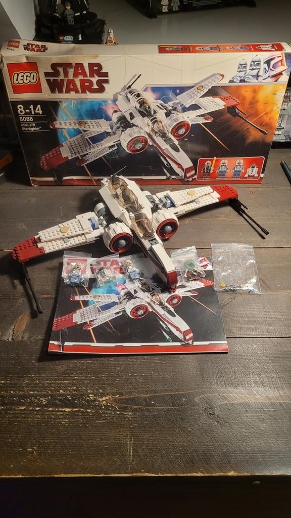 Lego ARC-170 Starfighter 8088, Kinderen en Baby's, Speelgoed | Duplo en Lego, Ophalen of Verzenden, Zo goed als nieuw, Complete set