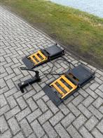 Hydraulische oprijdbokken, Auto diversen, Krikken, Ophalen, Zo goed als nieuw, Hydraulisch, Garagekrik