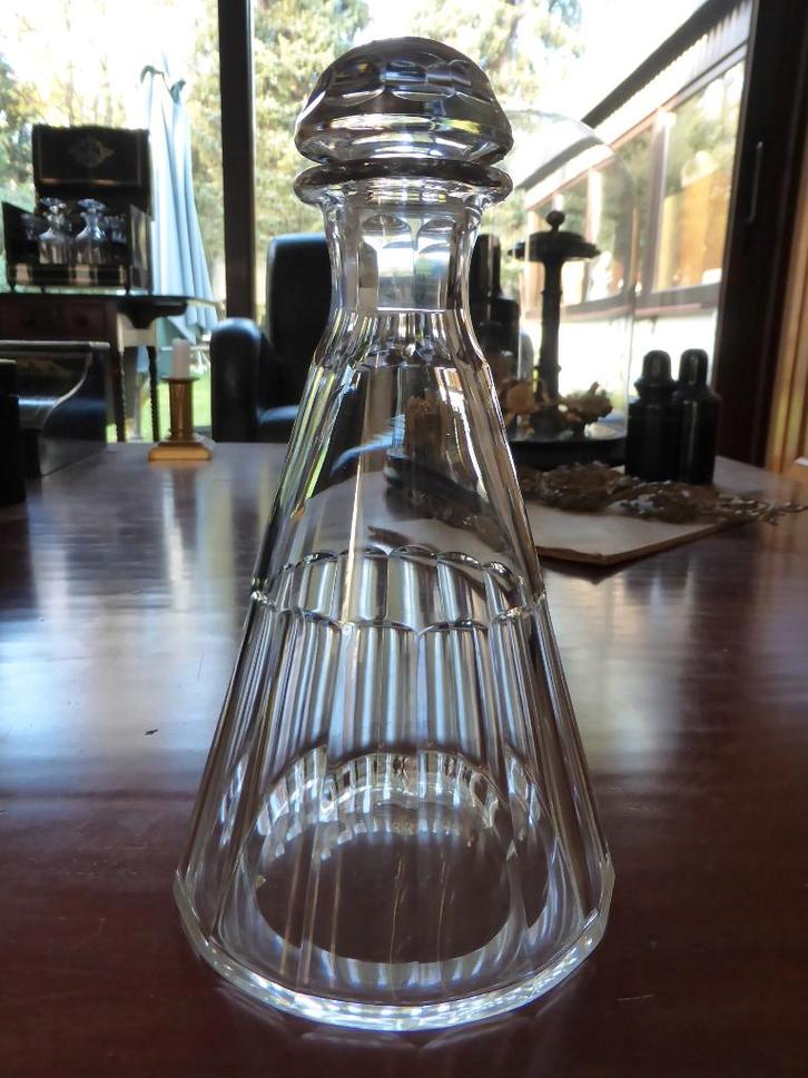 APARTE antieke geslepen mondgeblazen karaf *       nr. 11, Antiek en Kunst, Antiek | Glas en Kristal, Ophalen of Verzenden