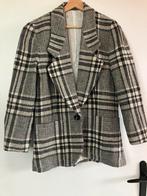 Vintage chique blazer colbert jasje wol polimide L/40, Ophalen of Verzenden, Zo goed als nieuw, Maat 38/40 (M), Zwart