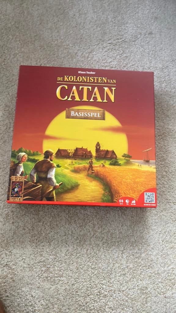 999 kolonisten van catan basisspel, Ophalen of Verzenden, Zo goed als nieuw