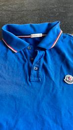 Moncler polo, Ophalen of Verzenden, Gedragen, Maat 46 (S) of kleiner, Blauw