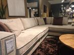 Hoekbank Dora Beige, Ophalen, Gebruikt, Stof