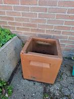 Terracotta bloempot vierkant, Ophalen