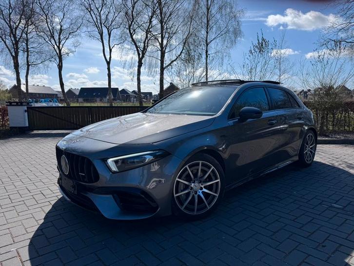 Mercedes-Benz A45s AMG PANO|BURMESTER|AMBIANCE|CAMERA|LED !!, Auto diversen, Schadeauto's, Mercedes-Benz, Automaat, Benzine, Hatchback