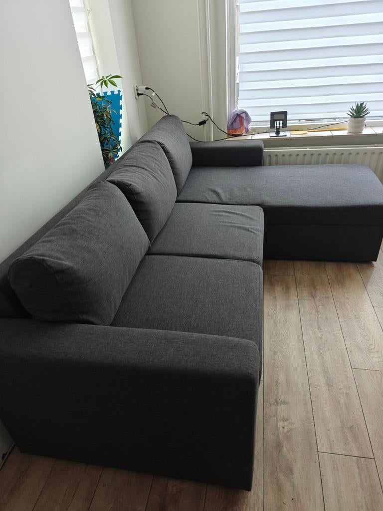 Hoekbank met slapfuncie, Ophalen, Gebruikt, Vierpersoons of meer