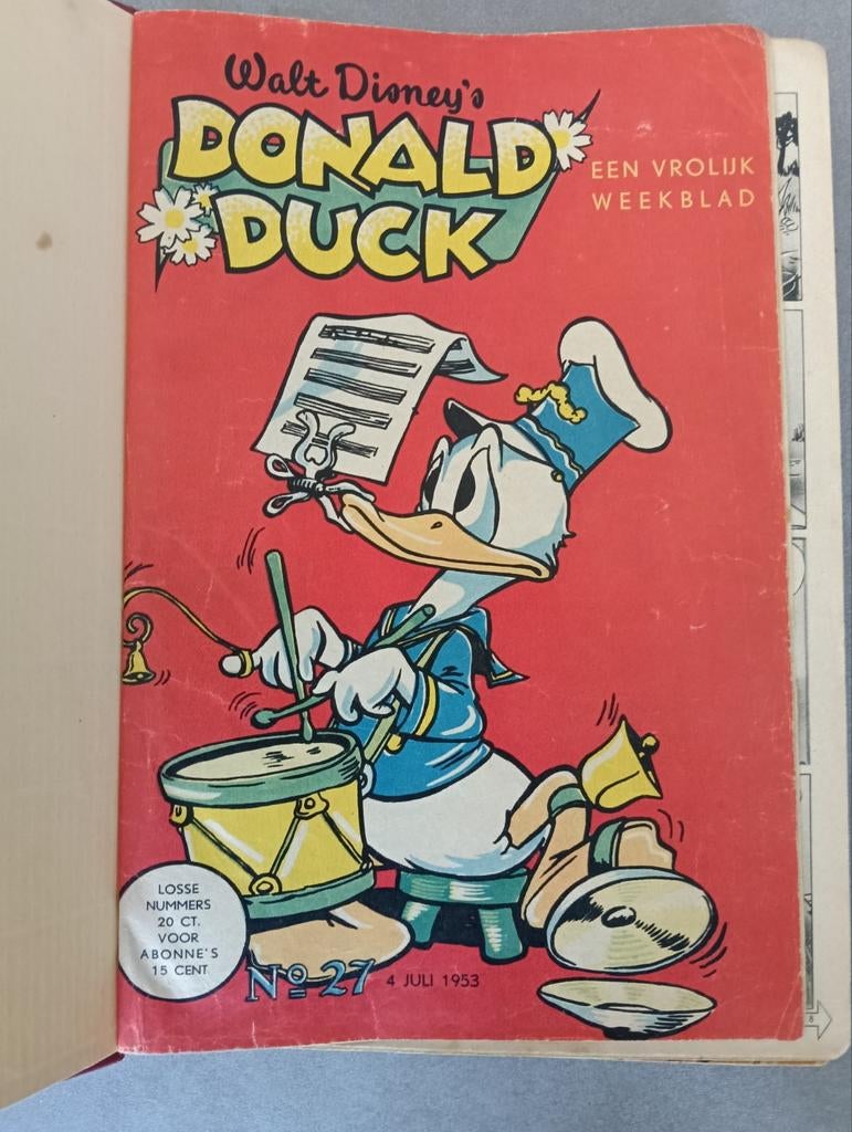 Donald Duck gebonden jaargangen 1953-1959 - Goede staat, Boeken, Complete serie of reeks, Ophalen of Verzenden, Gelezen