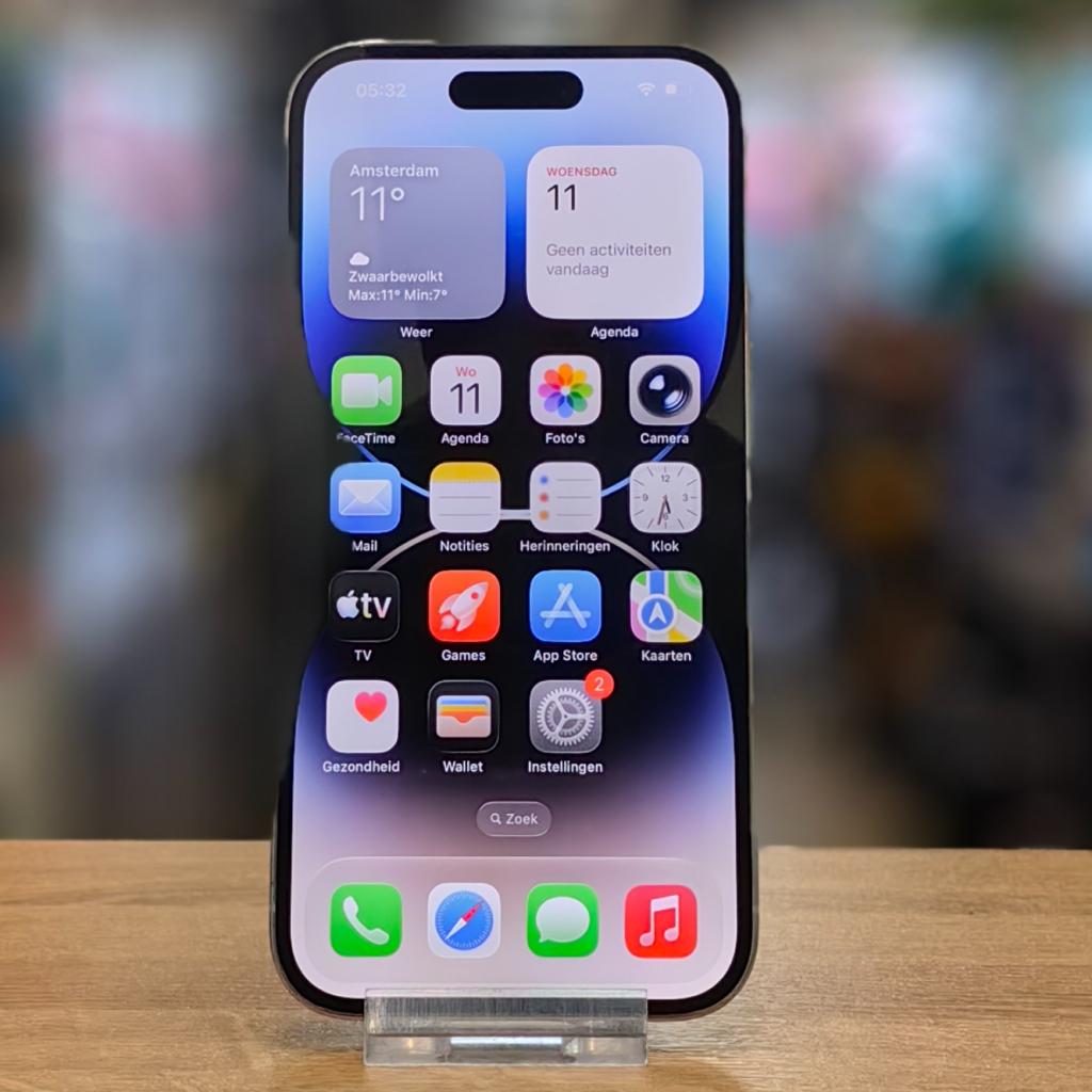 Apple iPhone 14 Pro 128GB 79% - In Nette Staat, Apple, Zo goed als nieuw, Support@apple.com, One Apple Park Way
Cupertino, CA 95014
United States