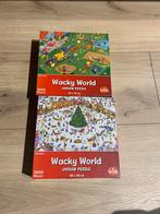 2 Wacky World puzzels christmas en golf course, Ophalen of Verzenden, 500 t/m 1500 stukjes, Zo goed als nieuw