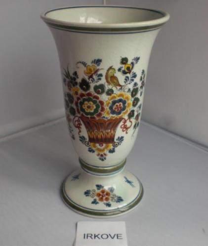 GOUDA VAAS * POLYCHROOM * Gemerkt *, Antiek en Kunst, Verzenden