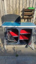 Quechua camping keukenkastje zeer netjes, Ophalen, Zo goed als nieuw, Campingstoel