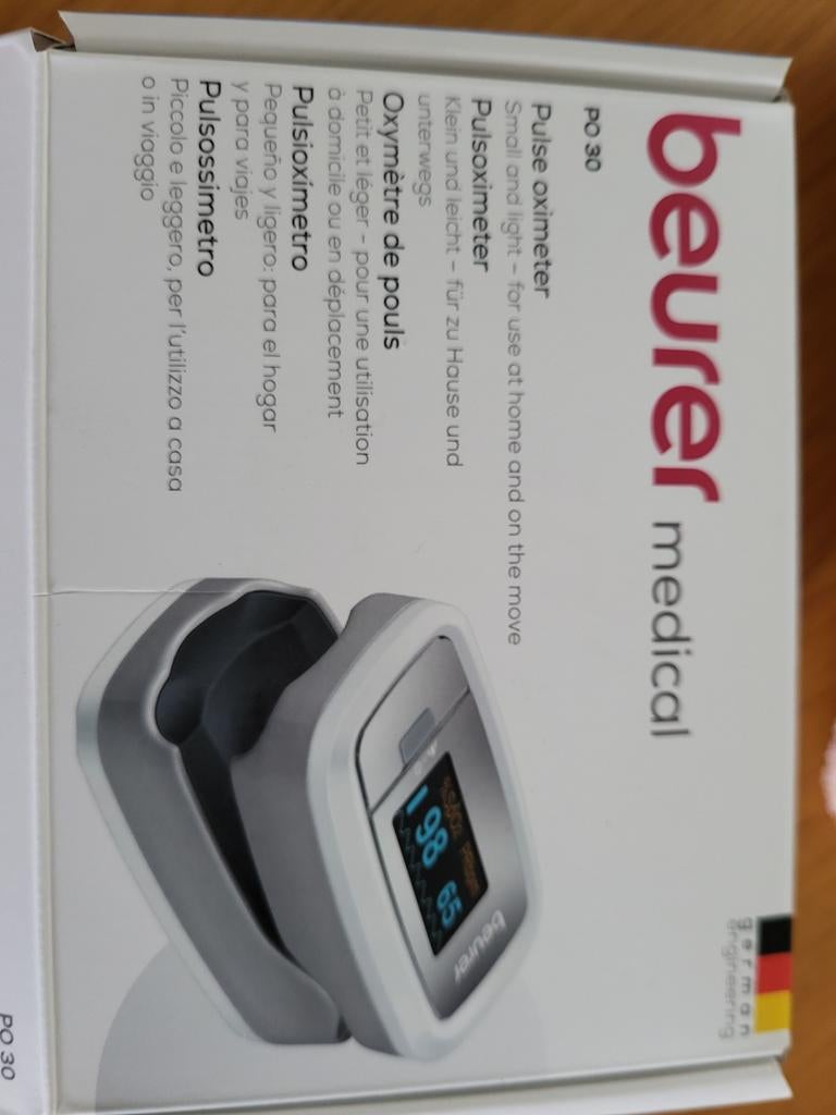 Beurer PO 30 Pulsoximeter - Nieuw in doos, Ophalen of Verzenden, Nieuw, Overige typen