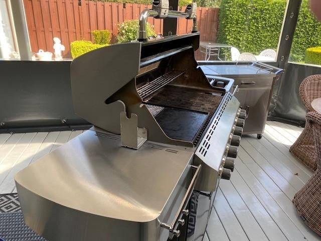 Buitenkeuken, Tuin en Terras, Ophalen, Weber, Zo goed als nieuw, Gas