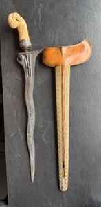 Oude Madurese Keris Kris met mooie Potvis ivoren Greep, Antiek en Kunst, Ophalen of Verzenden