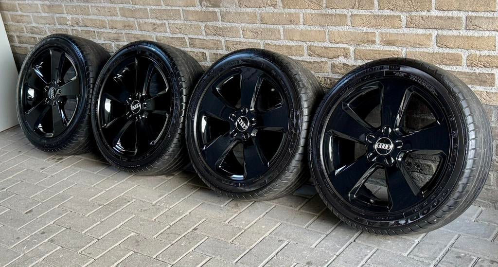 5x112 17 inch Org Audi A3 velgen goodyear banden 225 45 17, Auto-onderdelen, Banden en Velgen, Gebruikt, Banden en Velgen, 17 inch