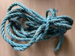 Nr.274: Touw, blauw 8.00 m, Watersport en Boten, Ophalen of Verzenden, Gebruikt, Lijn of Blok