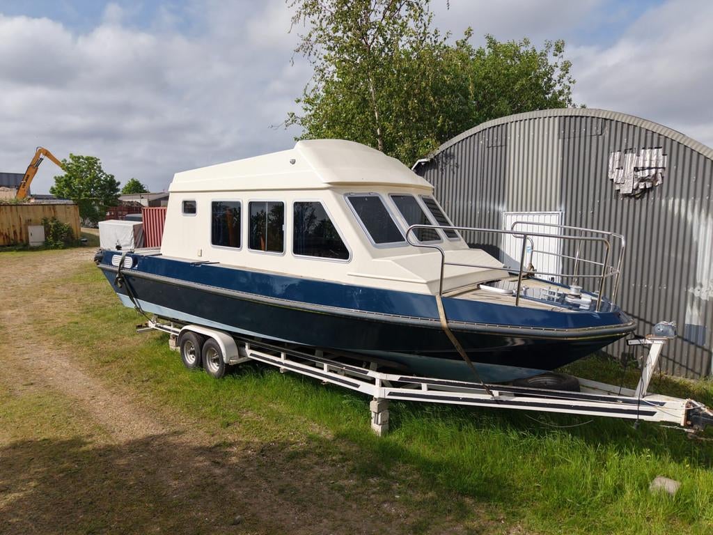 CASCO 11.00 OK Flybridge (bj 2000), Watersport en Boten, Motorboten en Motorjachten, Gebruikt, 9 tot 12 meter, Overige brandstoffen