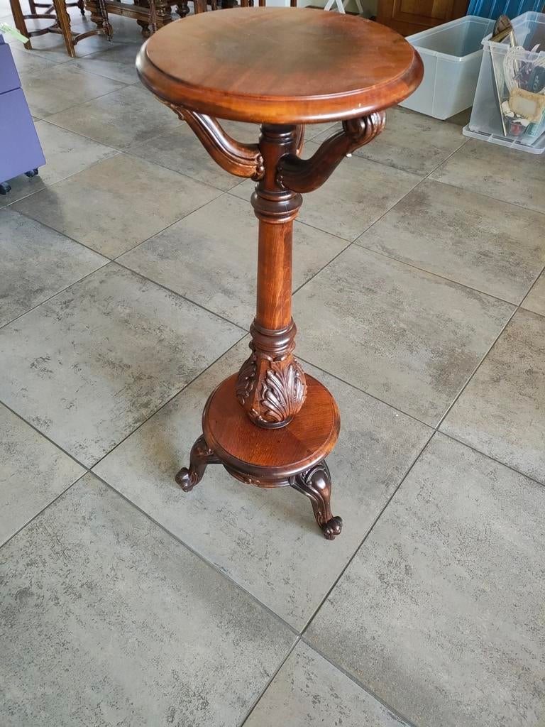 Houten plantenstandaard Victoriaanse/koloniale stijl, Antiek en Kunst, Ophalen