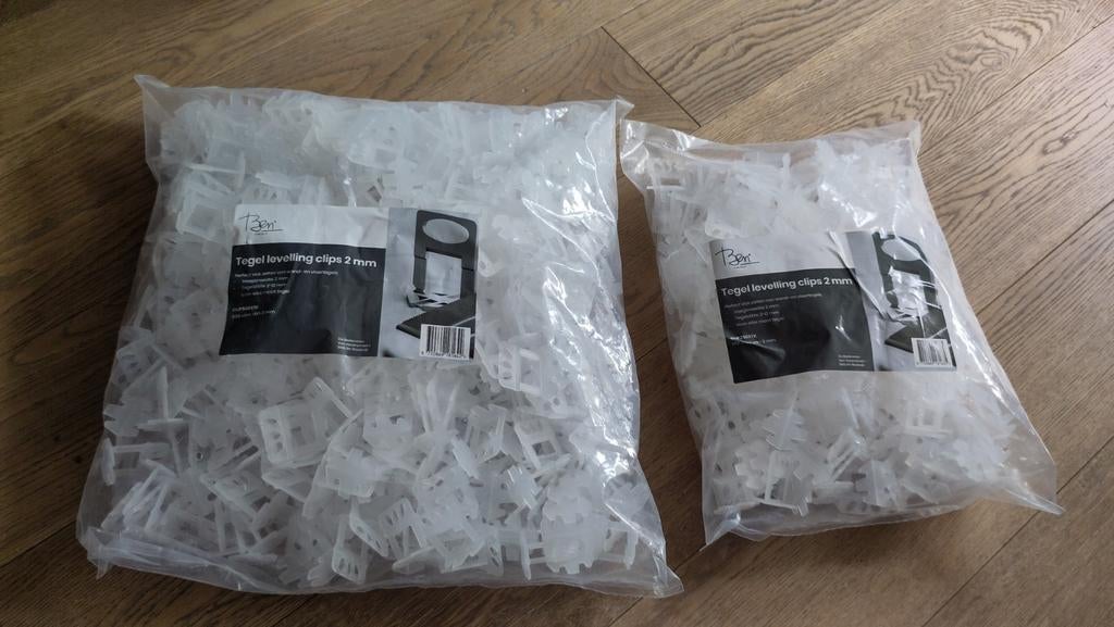 Tegel leveling clips, Doe-het-zelf en Verbouw, Tegels, Ophalen, Nieuw, Minder dan 20 cm, Minder dan 5 m²